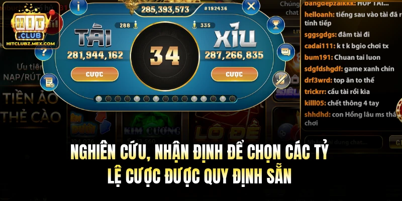 Nghiên cứu, nhận định để chọn các tỷ lệ cược được quy định sẵn